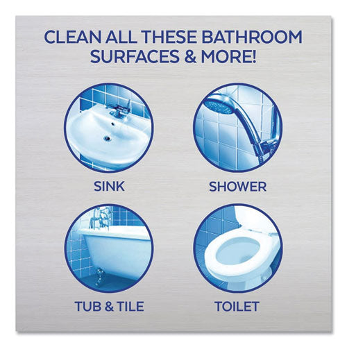 Disinfectant Bathroom Cleaners, Liquid, Atlantic Fresh, 22 Oz Trigger Spray Bottle, 6-carton