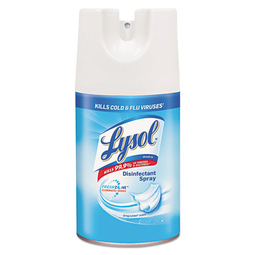 Disinfectant Spray, Crisp Linen, 7 Oz Aerosol Spray, 12-carton