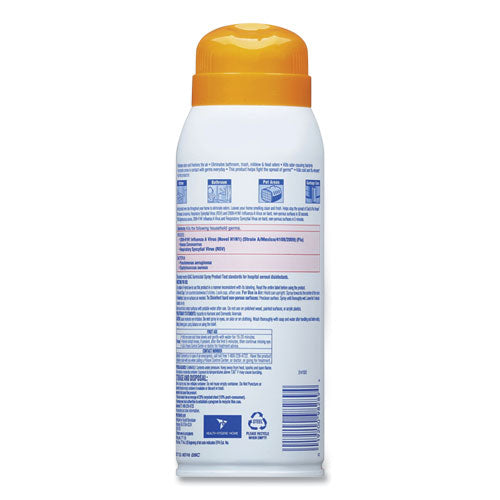 2 In 1 Disinfectant Spray Iii, Tropical Breeze, 10 Oz Aerosol Spray, 6-carton