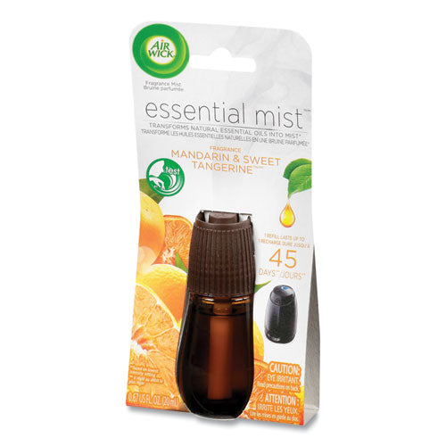 Essential Mist Refill, Mandarin Orange, 0.67 Oz Bottle, 6-carton
