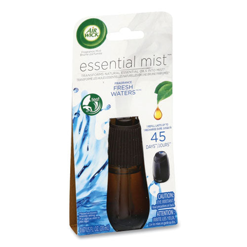 Essential Mist Refill, Fresh Water Breeze, 0.67 Oz Bottle, 6-carton