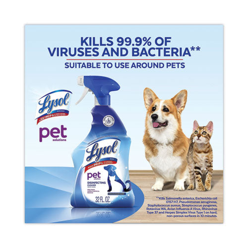Pet Solutions Disinfecting Cleaner, Citrus Blossom, 32 Oz Trigger Bottle, 9-carton
