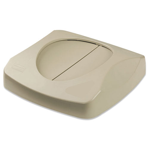 Swing Top Lid For Untouchable Recycling Center, 16" Square, Beige