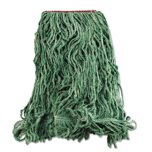 Super Stitch Blend Mop Heads, Cotton-synthetic, Green, Large