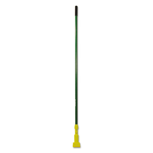 Gripper Fiberglass Mop Handle, 60", Green-yellow