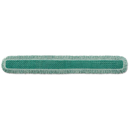 Hygen Dust Mop Heads With Fringe, Green, 60 In., Microfiber, Cut-end