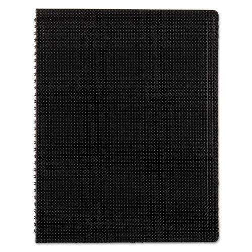 Duraflex Poly Notebook, 1 Subject, Medium-college Rule, Black Cover, 11 X 8.5, 80 Sheets