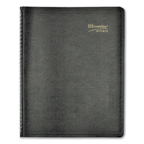 Essential Collection Weekly Appointment Book, 11 X 8.5, Black, 2022
