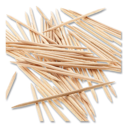 Round Wood Toothpicks, 2.5", Natural, 800-box, 24 Boxes-carton