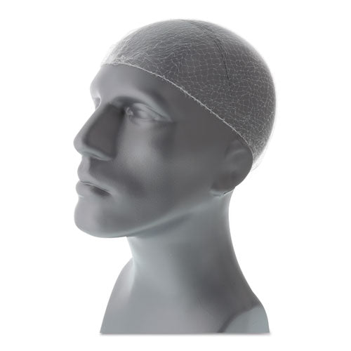 Lightweight Latex-free Hairnets, White, 28 In., Nylon, 144-box
