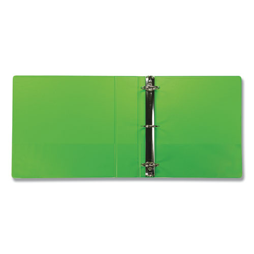 Earth’s Choice Biobased Durable Fashion View Binder, 3 Rings, 2" Capacity, 11 X 8.5, Lime, 2-pack