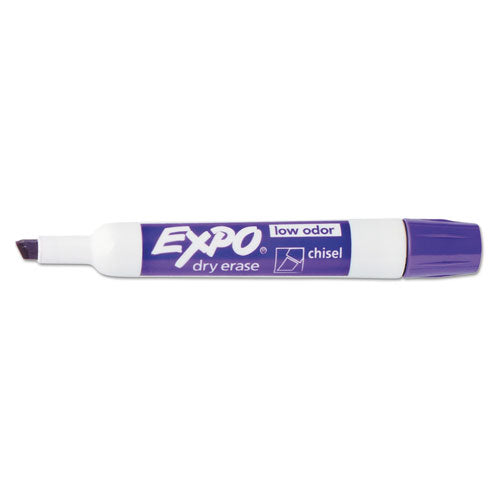 Low-odor Dry-erase Marker, Broad Chisel Tip, Assorted Colors, 8-set