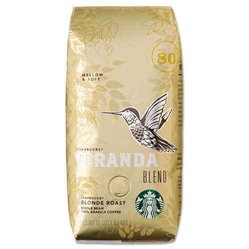 Veranda Blend Coffee, Whole Bean, 1 Lb Bag, 6-carton