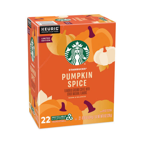 Pumpkin Spice Coffee, K-cups, 22-box, 4 Boxes-carton