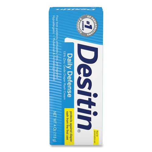 Daily Defense Baby Diaper Rash Cream With Zinc Oxide, 4 Oz Tube