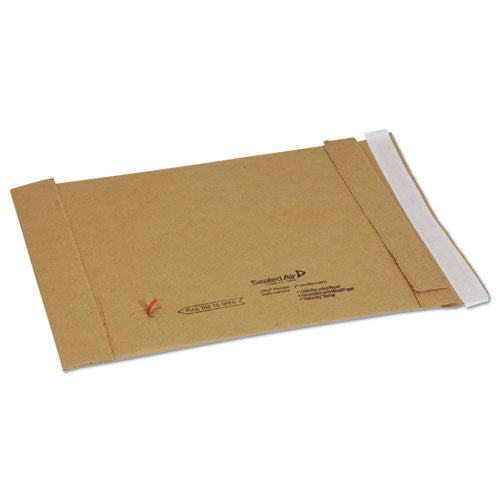 Jiffy Padded Mailer, #1, Paper Padding, Self-adhesive Closure, 7.25 X 12, Natural Kraft, 100-carton