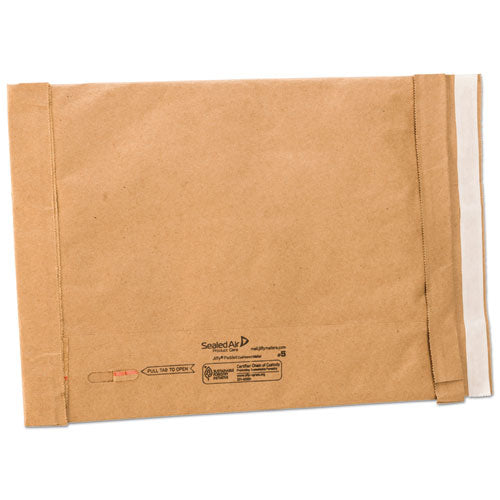 Jiffy Padded Mailer, #2, Paper Padding, Self-adhesive Closure, 8.5 X 12, Natural Kraft, 100-carton