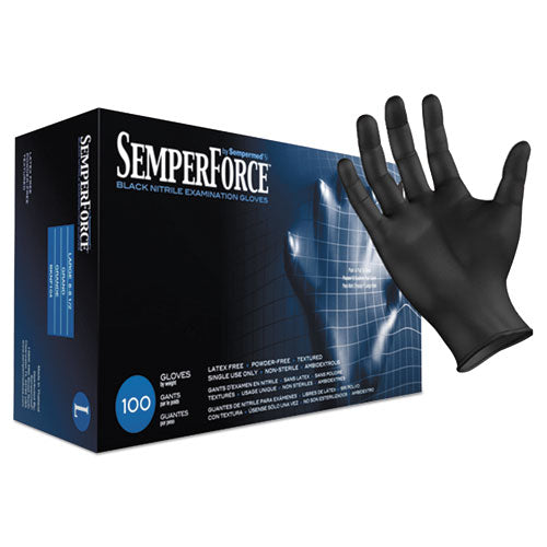 Semperforce Gloves, Black, 2x-large, 1000-carton