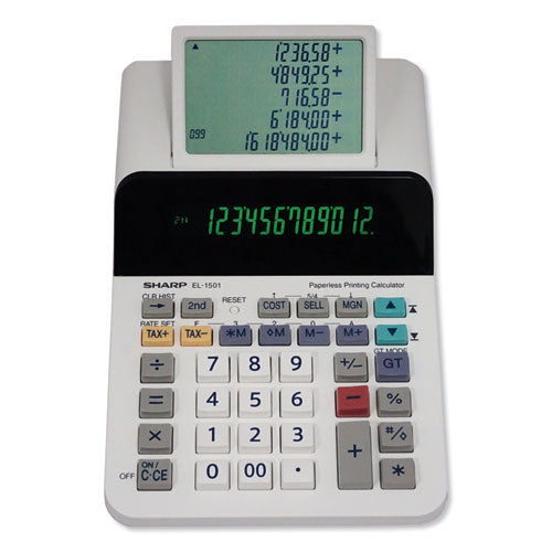El-1501 Paperless Printing Calculator, 12-digit Lcd