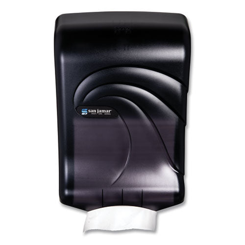 Ultrafold Multifold-c-fold Towel Dispenser, Oceans, 11.75 X 6.25 X 18, Transparent Black Pearl