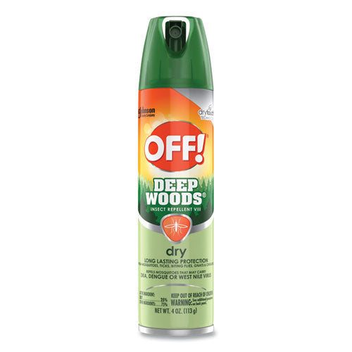 Deep Woods Dry Insect Repellent, 4 Oz, Aerosol, Neutral, 12-carton