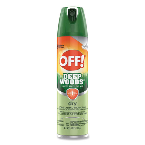 Deep Woods Dry Insect Repellent, 4 Oz Aerosol Spray, Neutral, 12-carton