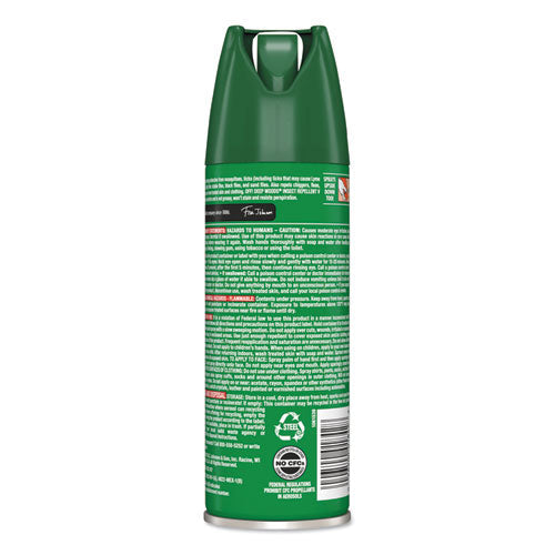 Deep Woods Dry Insect Repellent, 4 Oz Aerosol Spray, Neutral, 12-carton