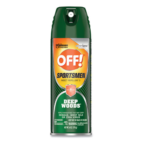 Deep Woods Sportsmen Insect Repellent, 6 Oz Aerosol Spray, 12-carton