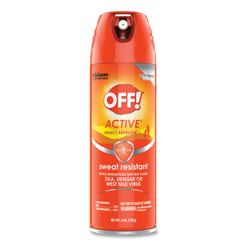 Active Insect Repellent, 6 Oz Aerosol, 12-carton