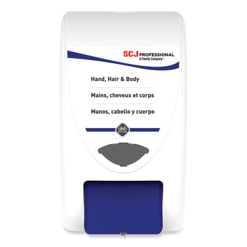 Cleanse Hand, Hair And Body Dispenser, 2 L, 6.4 X 5.7 X 11.5, White-blue, 15-carton
