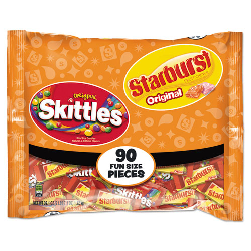 Skittles-starburst Fun Size, Variety, Individually Wrapped