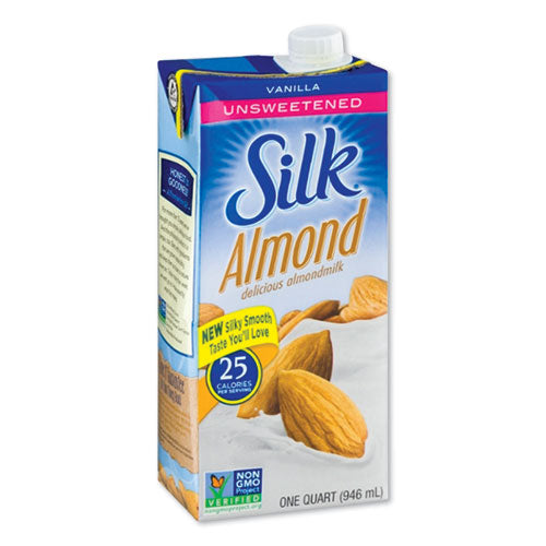 Almond Milk, Unsweetened Vanilla, 32 Oz Aseptic Box