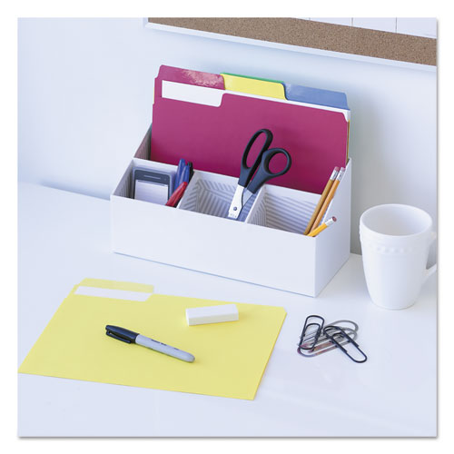Erasable Supertab File Folders, 1-3-cut Tabs, Letter Size, Assorted, 24-pack