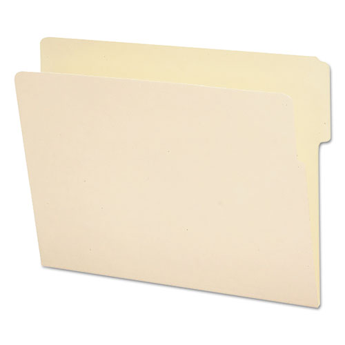 Heavyweight Manila End Tab Folders, 9" Front, 1-3-cut Tabs, Top Position, Letter Size, 100-box