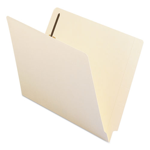 Manila End Tab 1-fastener Folders With Reinforced Tabs, 0.75" Expansion, Straight Tab, Letter Size, 11 Pt. Manila, 50-box