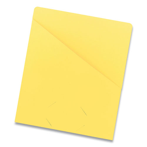 File Jackets, Letter Size, Yellow, 25-pack