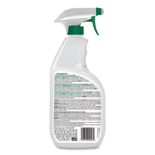 Crystal Industrial Cleaner-degreaser, 24 Oz Spray Bottle, 12-carton