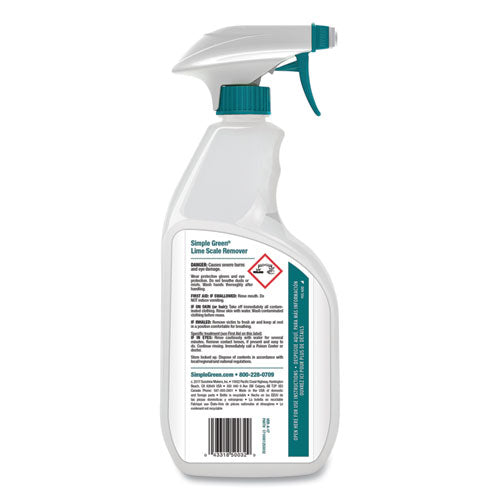 Lime Scale Remover, Wintergreen, 32 Oz Spray Bottle, 12-carton