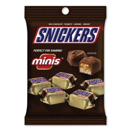 Minis Size Chocolate Bars, Milk Chocolate, 4.4 Oz Pack, 12 Packs-carton