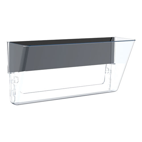 Unbreakable Magnetic Wall File, Letter-legal, 16 X 7, Single Pocket, Clear