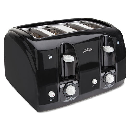 Extra Wide Slot Toaster, 4-slice, 11 3-4 X 13 3-8 X 8 1-4, Black — Sapphire  Purchasing