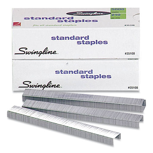 S.f. 1 Standard Staples, 0.25" Leg, 0.5" Crown, Steel, 5,000-box, 5 Boxes-pack