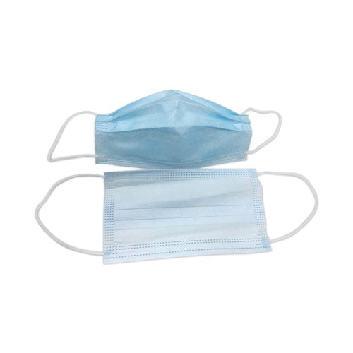 Three-ply General Use Face Mask, Blue-white, 2,500-carton