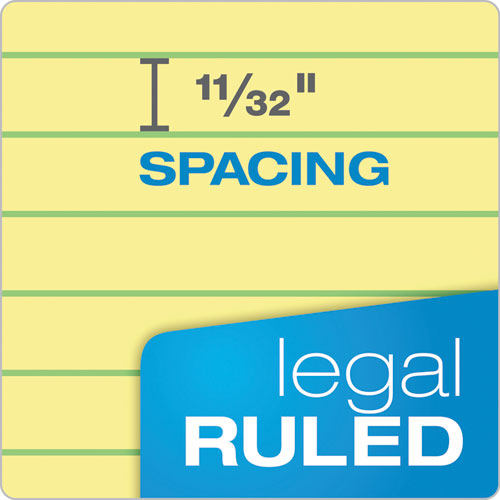 Docket Ruled Wirebound Pad, Wide-legal Rule, Blue Cover, 8.5 X 11.75, 70 Sheets