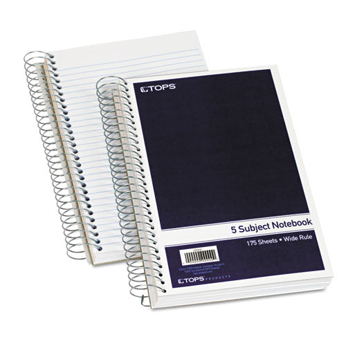 Notebook,5 Sub,9.5x6,wh