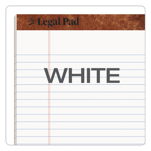 "the Legal Pad" Perforated Pads, Wide-legal Rule, 8.5 X 11.75, White, 50 Sheets