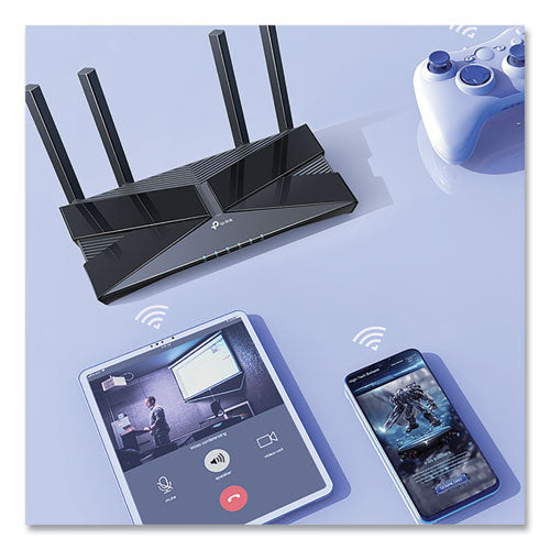 Archer Ax3000 Dual Band Gigabit Wi-fi 6 Router, 5 Ports, Dual-band 2.4 Ghz-5 Ghz