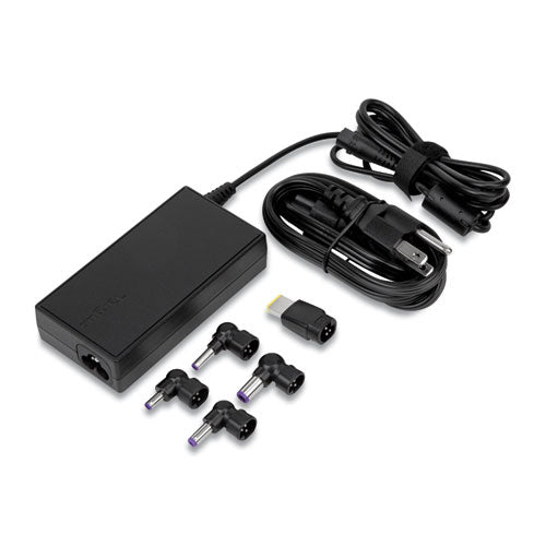 Semi-slim Laptop Charger For Various Devices, 90w, Black