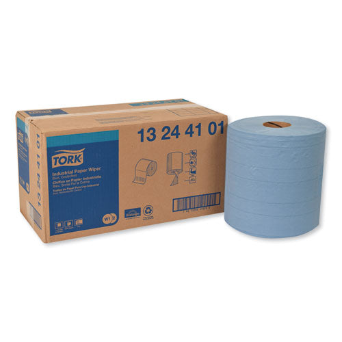 Industrial Paper Wiper, 4-ply, 11 X 15.75, Blue, 375 Wipes-roll, 2 Rolls-carton
