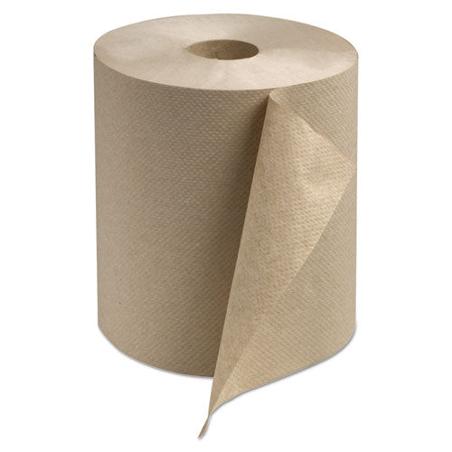 Basic Paper Wiper Roll Towel, 7.68" X 1,150 Ft, Natural, 4 Rolls-carton